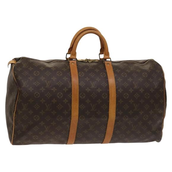 LOUIS VUITTON Monogram Keepall 55 Boston Bag M41424 - Picture 1 of 16